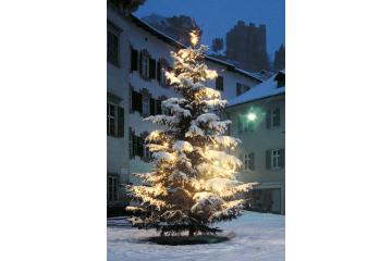 W04 Weihnachtskarte Meran Pulverturm