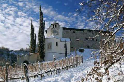 W15 Weihnachtskarte Schloss Braunsberg, Lana