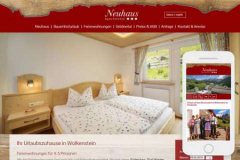 Apartment Neuhaus in Wolkenstein
