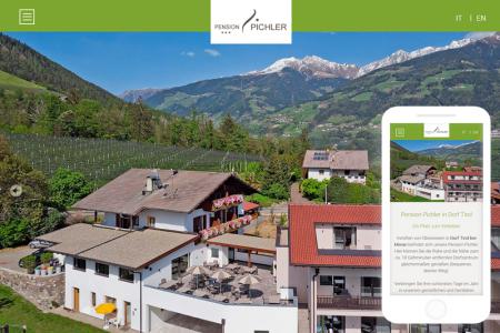 Responsives Webdesign - Pension Pichler in Dorf Tirol