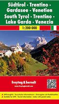 Autokarte – Südtirol – Trentino – Gardasee – Venetien