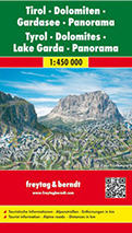 Autokarte – Tirol – Dolomiten – Gardasee – Panorama
