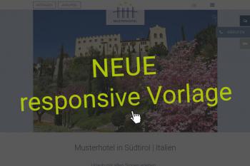 NEUE responsive Vorlage NEUE responsive Vorlage