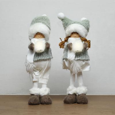 Puppen mit Laterne (beleuchtet) 2x Euro 5,65